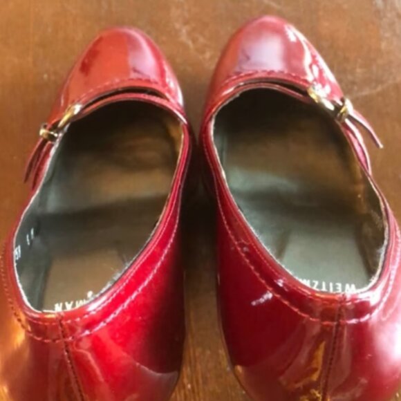Stuart Weitzman Red High Heels Size 6 M - Picture 8 of 11